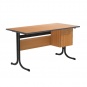 Lehrertisch, 130x65 cm (B/T), 76 cm hoch, Platte: Melamin, PU-Kante, 